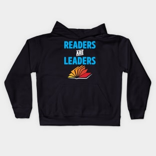 'Readers Are Leaders' Books Lover Kids Hoodie